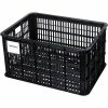 Basil Crate Recycled Kasse Til Lad Eller Bagagebærer Sort 40L åben -Cykelanhængere Salgsbutik Basil Crate Recycled kasse til lad e 1661422463
