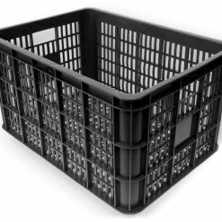 Basil Crate Kasse Til Lad Eller Bagagebærer Sort 50L åben