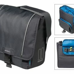 Basil Sport Design Cykel Taske / Skuldertaske Sort / Blå 18 Liter