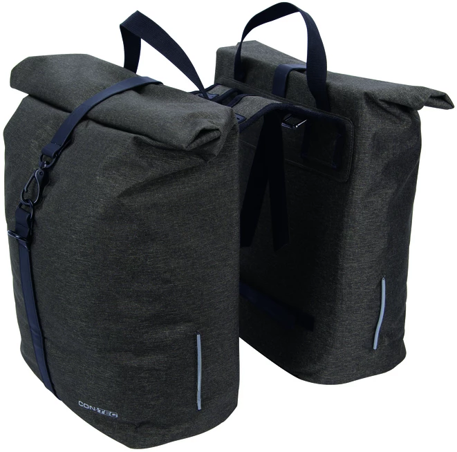 Con-Tec Contec Dobbelt Cykeltasker Oliven Grøn 3 Con-Tec Contec Dobbelt Cykeltasker Oliven Grøn