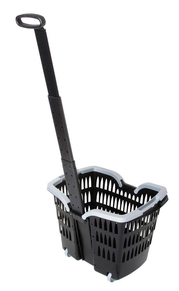 Cykelkurv Med Trolly Håndtag 22.2-31.8 MM Styr 3 Cykelkurv Med Trolly Håndtag 22.2-31.8 MM Styr