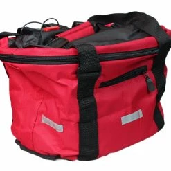 Cykeltaske Til Styr Med Quick Montering Rød