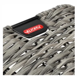 KLICKfix Structura Kurv I Grå Flet -Cykelanhængere Salgsbutik KLICKfix Srructura kurv i graa flet 1563530755 02