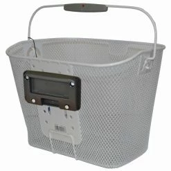 Klickfix Uni Cykelkurv Hvid Til Front