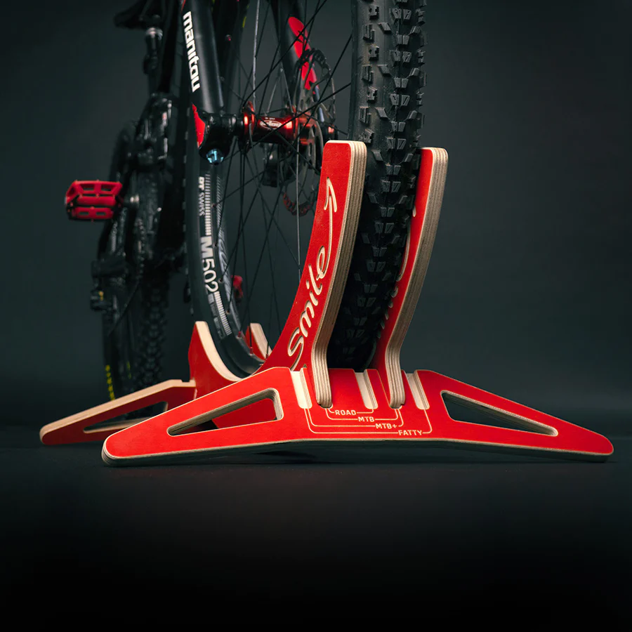 MTB Hopper Smile Cykelholder Rød 4 MTB Hopper Smile Cykelholder Rød - Billede 2