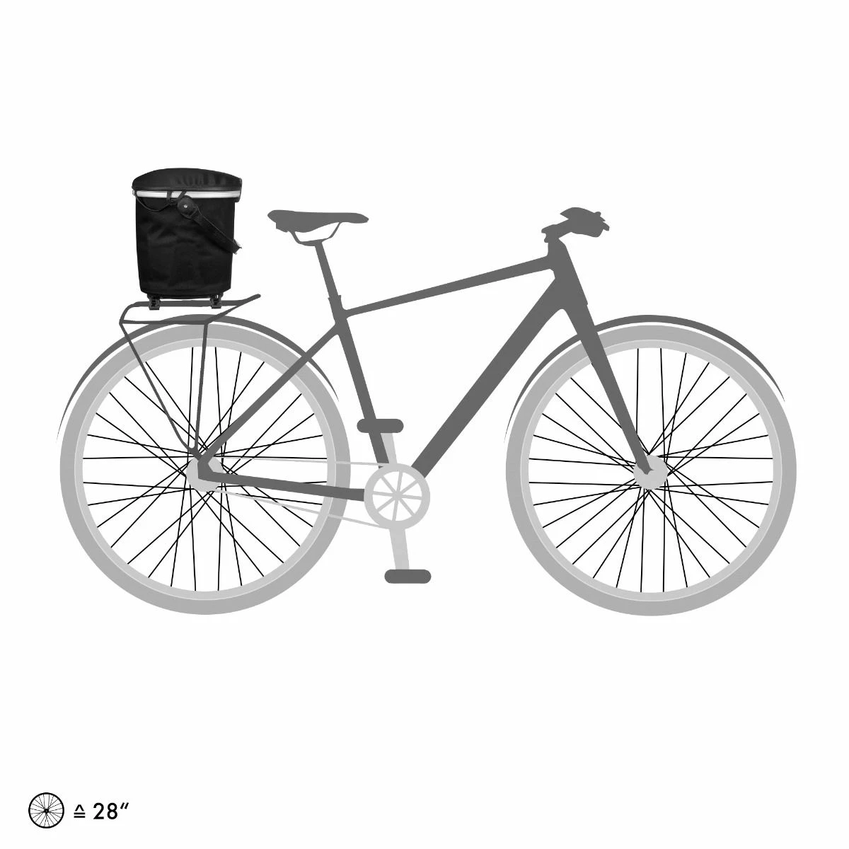 Ortlieb Up-Town Rack City Cykelkurv Til Bag Sort 5 Ortlieb Up-Town Rack City Cykelkurv Til Bag Sort - Billede 3