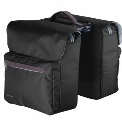 Racktime Ture Dobbelt Sidetaske Sort