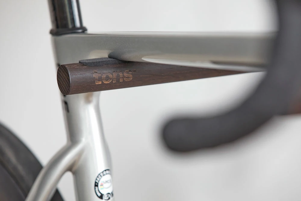 Tons Ophæng Til Cykel Røget Egetræ 5 Tons Ophæng Til Cykel Røget Egetræ - Billede 3