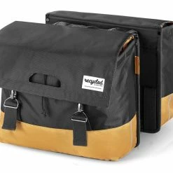 Urban Proof Cykeltaske Dobbelt 40 Liter Sort/Gul