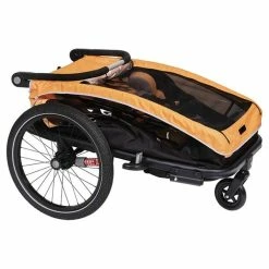 XLC Duo S Cykeltrailer Til 2 Børn Orange 17 XLC Duo S Cykeltrailer Til 2 Børn Orange -Cykelanhængere Salgsbutik XLC Duo S Cykeltrailer til 2 Boern Or 1654851789 07