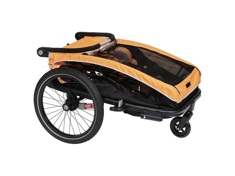 XLC Duo S Cykeltrailer Til 2 Børn Orange 10 XLC Duo S Cykeltrailer Til 2 Børn Orange - Billede 8