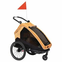XLC Mono S Cykeltrailer Til 1 Barn Orange -Cykelanhængere Salgsbutik XLC Mono S Cykeltrailer til 1 Barn O 1654851931 05
