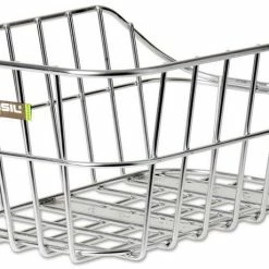 Basil Bagkurv Cento Alu 40x24x21 Sølv